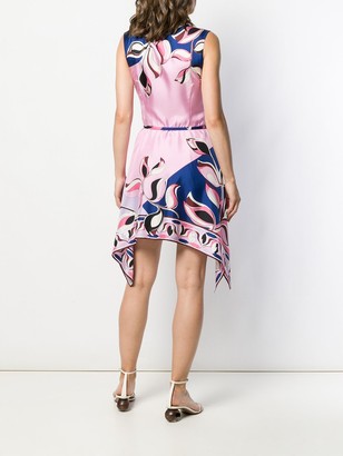 Pucci Printed Asymmetric Dress