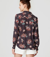 Thumbnail for your product : LOFT Hydrangea Utility Blouse