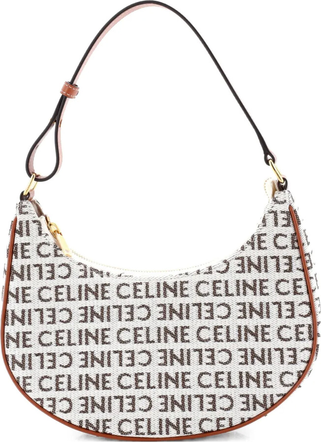 Céline Pre-Owned Ava Bag All Over Logo Jacquard Small shoulder bag