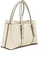 Thumbnail for your product : Forever 21 FOREVER 21+ Buckled Faux Leather Satchel
