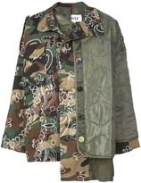 Thumbnail for your product : Monse Camouflage Oversized Jacket