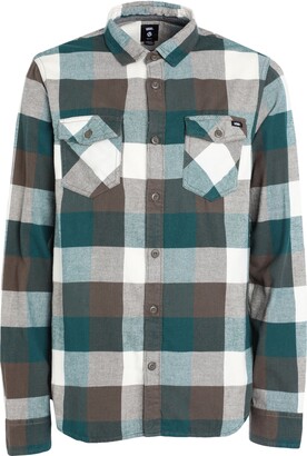 Vans Box Green, Grey and Blue Flannel Shirt