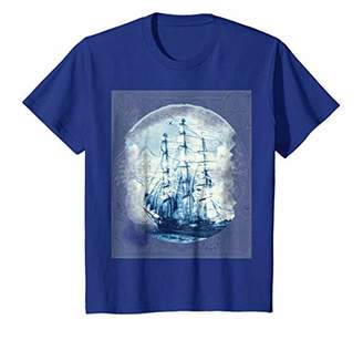 Tall ship on old map shirt