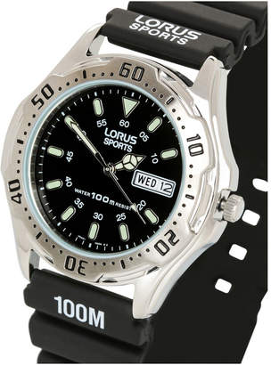 Lorus Rxn33Bx-9 Steel Black Sports Watch