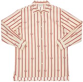 Thumbnail for your product : Gucci Striped Cotton Poplin Shirt