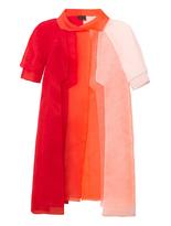 Thumbnail for your product : Fendi Layered silk-organza evening coat