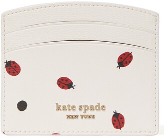 Kate Spade Ladybug Dots Faux Leather Card Case - ShopStyle