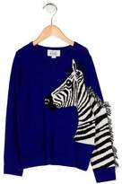 Thumbnail for your product : Autumn Cashmere Girls' Intarsia Knit Sweater w/ Tags