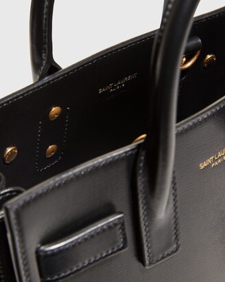 Saint Laurent Sac De Jour Nano Top-Handle Bag in Smooth Leather