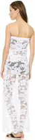 Thumbnail for your product : Shoshanna Lace Strapless Maxi Dress