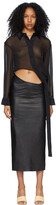 Thumbnail for your product : CHRISTOPHER ESBER Black Connected Shirt-To-Skirt Dress