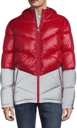 guess color block jacket