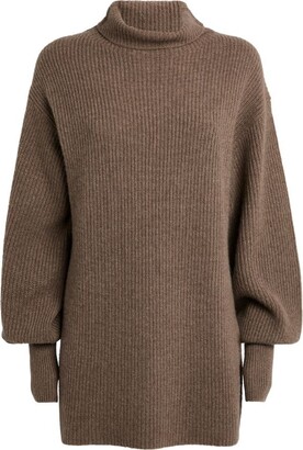 Mode Sweaters Wollen truien by Malene Birger Wollen trui bruin casual uitstraling 