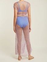Thumbnail for your product : My Beachy Side - Beaded Macrame Cover Up - Pink