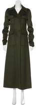 Thumbnail for your product : MS MIN Longline Wool Coat w/ Tags