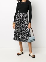 Thumbnail for your product : Ports 1961 Long Sleeve Pleated Dress