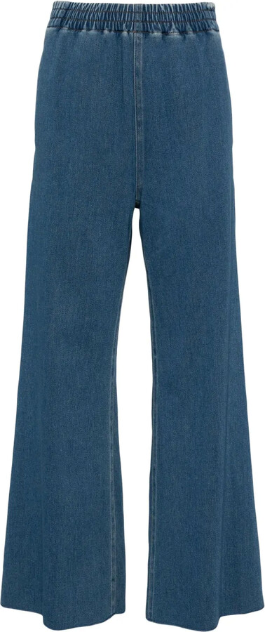 System Denim Jersey Pants