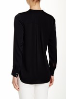 Thumbnail for your product : Vince Half Placket Silk Blend Blouse