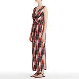 Thumbnail for your product : Jones New York Sleeveless Maxi Dress with Crisscross Bodice
