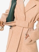 Thumbnail for your product : Jil Sander Collared Belted Long Coat