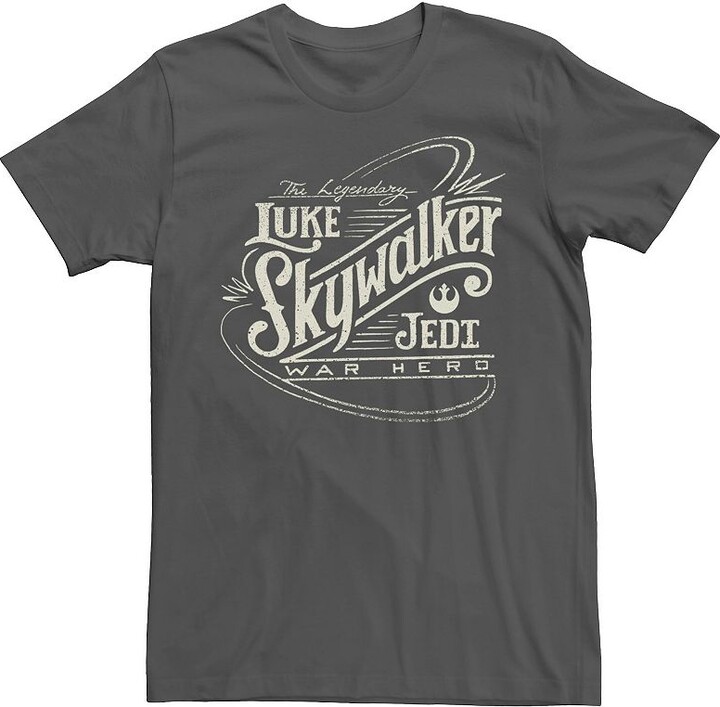 Licensed Character Men's Star Wars Luke Skywalker Jedi War Hero Graphic Tee