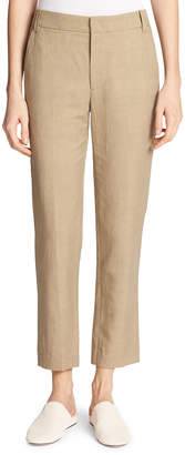 Vince Coin-Pocket Cropped Straight-Leg Trousers