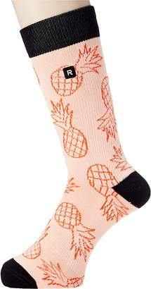 Richer Poorer Luau Athletic Socks (Pink Multi) Men's Crew Cut Socks Shoes