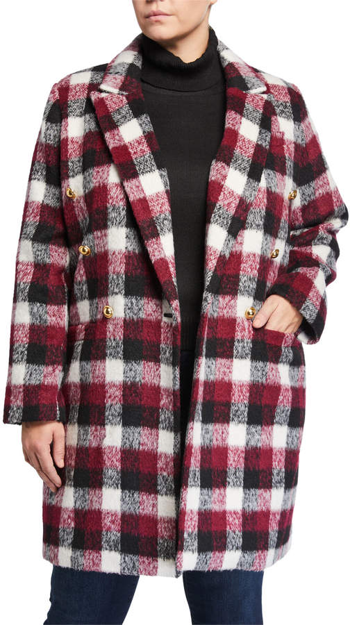 michael kors plaid coat