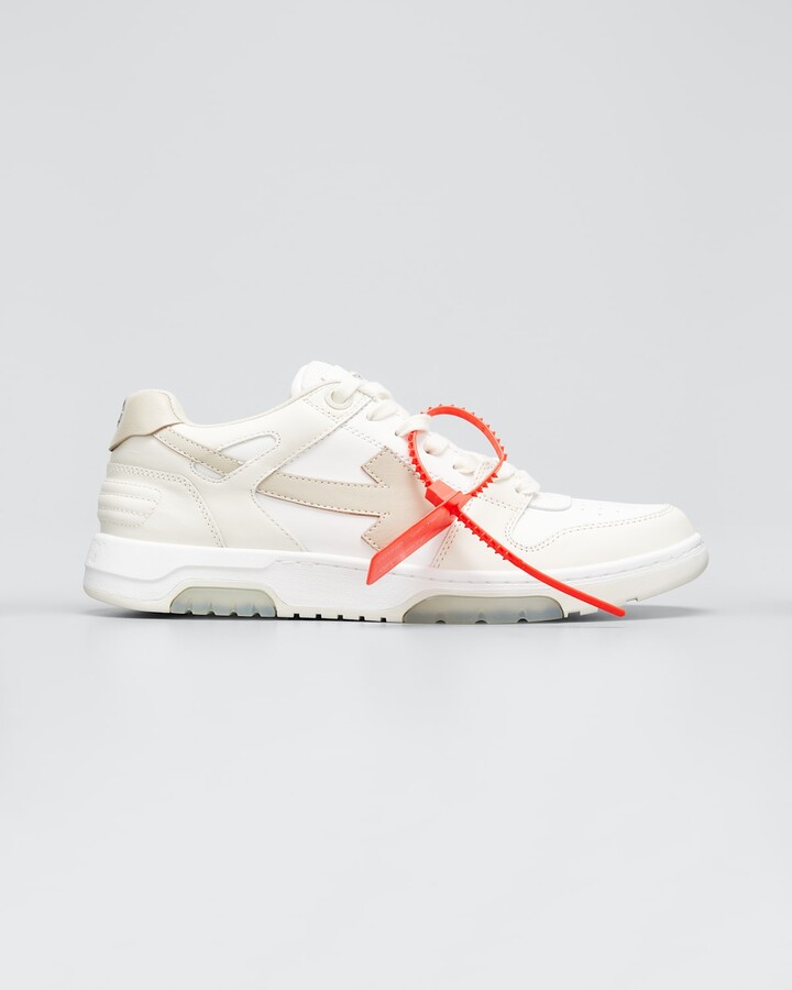 Off-White Arrow Tricolor Leather Low-Top Sneakers
