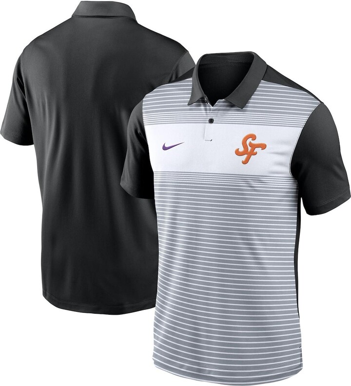 Nike Men's White/Black San Francisco Giants 2025 City Connect Fashion Legacy Icon Vapor Performance Polo Shirt - White, Black