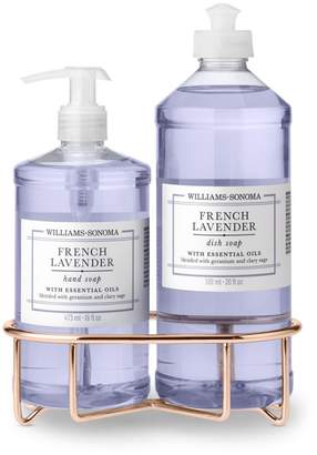 Williams-Sonoma Williams Sonoma French Lavender Hand Soap & Dish Soap, Classic 3-Piece Set