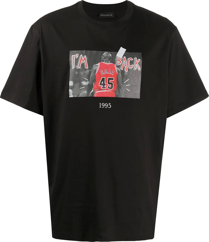 Throwback. Michael Jordan graphic print T-shirt