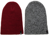 Thumbnail for your product : Brixton 2 Pack Heist Beanie