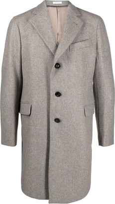 Boglioli Wool Single-Breasted Coat