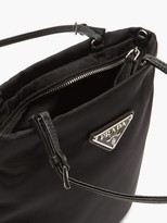 Thumbnail for your product : Prada Triangle Logo-plaque Chain-strap Nylon Bag - Black