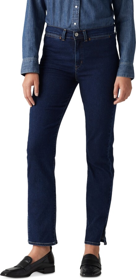 Levi's Women's High-Rise Tailored 724 Straight-Leg Jeans