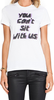 Thumbnail for your product : Markus Lupfer You Can't Sit With Us Alex Tee
