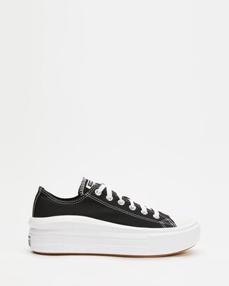 Converse Women's Black Low-Tops - Chuck Taylor All Star Move Platform - Women's - Size 10 at The Iconic