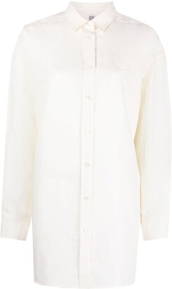 Totême Logo-Patch Button-Up Shirt