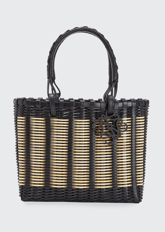 Loewe Bicolor Top Handle Basket Tote Bag ShopStyle