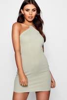 Thumbnail for your product : boohoo Petite Rib Strappy Bodycon Dress