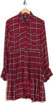Thumbnail for your product : Angie Plaid Babydoll Shirtdress