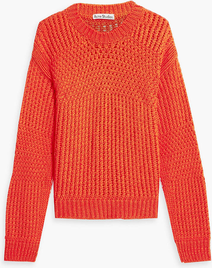 Acne Studios Crocheted cotton sweater