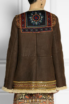 Thumbnail for your product : Etro Embellished shearling jacket
