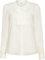 Thumbnail for your product : Linea Lace collar shirt
