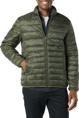 Amazon Essentials Men's Packable Lightweight Water-Resistant Puffer Jacket (Available in Big & Tall)