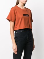 Thumbnail for your product : Styland crop logo T-shirt