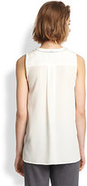 Thumbnail for your product : Vince V-Neck Shell Silk Top