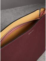 Thumbnail for your product : Burberry Medium Tri-tone Leather Clutch
