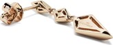 Thumbnail for your product : Anonymous 18kt recycled yellow gold Collection 1 small geometric drop earrings
